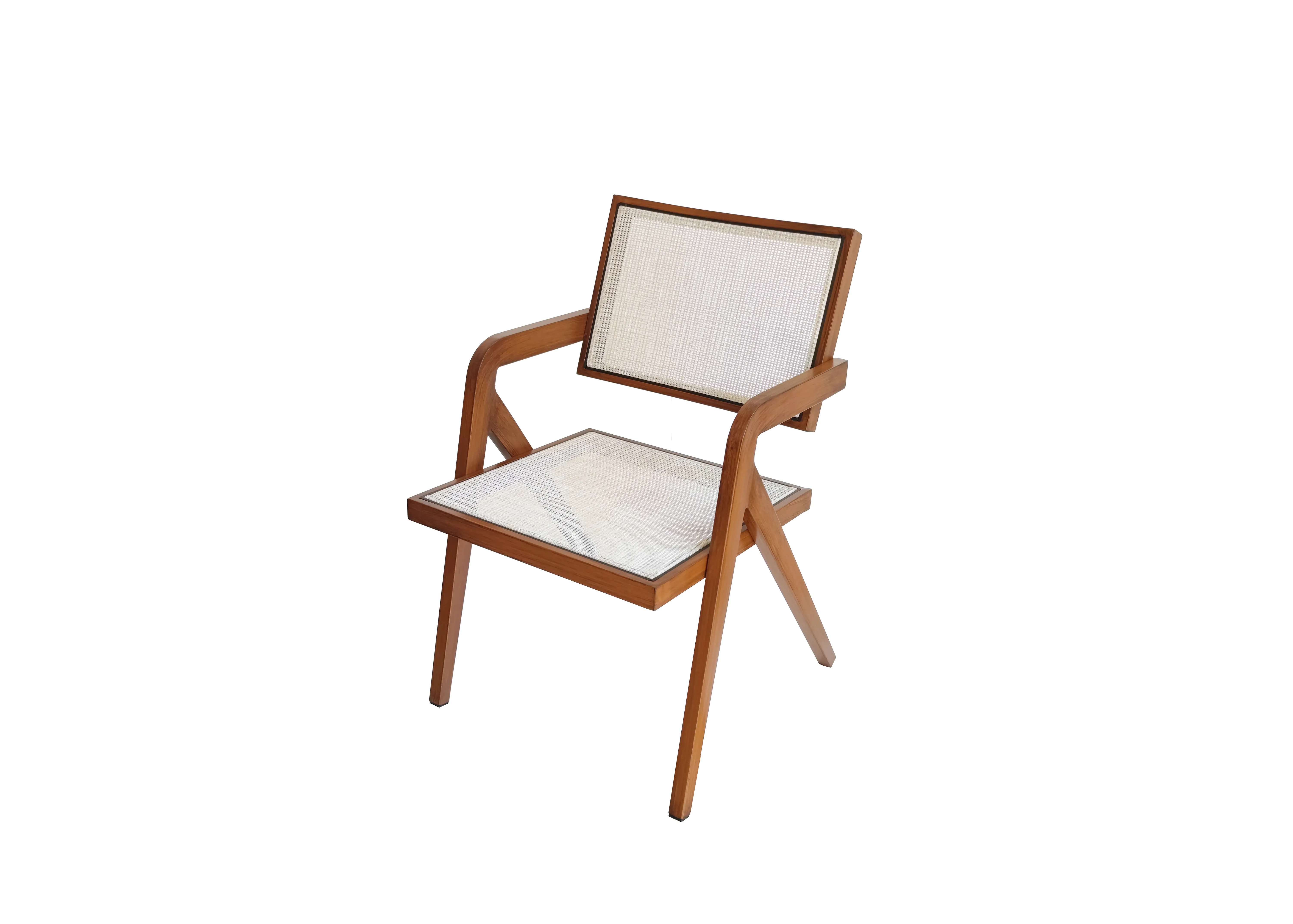 European Style Stackable Dining Chair from Garden Furniture Chandigarh Waterproof Rattan Cafe with Wicker Back Armrests