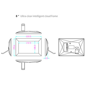 Bán Sỉ Khung Ảnh Kỹ Thuật Số Gợi Cảm Tiếng Anh Màn Hình LCD 10 Inch Android Frameo WiFi - Product Image 2
