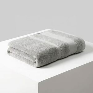 Serviette de bain et de séchage pour cheveux en coton 34x74cm 70x140cm – Vente en gros - Product Image 2