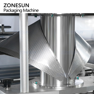 เครื่องบรรจุภัณฑ์อัตโนมัติ ZONESUN ZS-MCQ520 แบบ VFFS สำหรับบรรจุเมล็ดพืช ถั่ว เม็ดธัญพืช ลงในถุงแบบปริมาตร พร้อมระบบปิดผนึกและบรรจุภัณฑ์ - Product Image 3