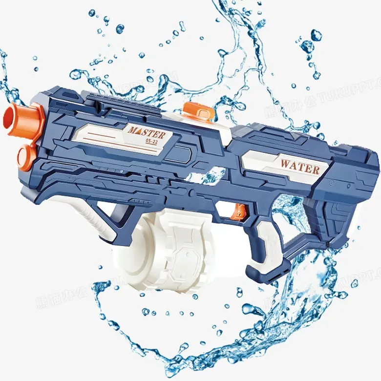 自動水鉄砲大容量連続射撃インタラクティブ水連続子供のおもちゃ夏の屋外ウォーターピストル