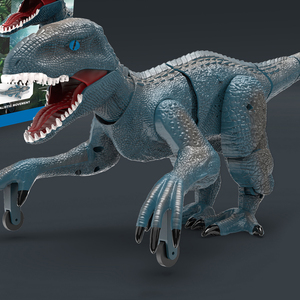 Enfants télécommande infrarouge dinosaure marche RC Robot dinosaure avec son réaliste marche dinosaure <span class=keywords><strong>Velociraptor</strong></span> - Product Image 6