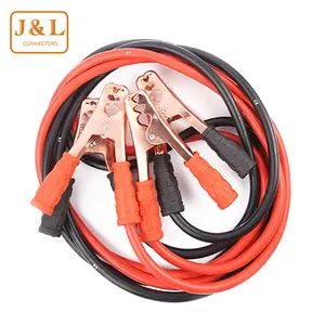 Auto Booster Kabelbaan Startkabel Jumper Kabel 300 400amp Noodstroom Opladen Batterij Booster Koord Koperdraad Met Clip