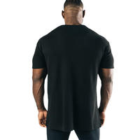 Fournisseur de vêtements t-shirt côtelé personnalisé t-shirt uni homme extensible sublimation designer bonne qualité t-shirt tech solide
