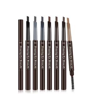 Lápiz de Cejas de Doble Punta con Rotación Automática, Resistente al Agua y al Sudor, Duradero, Anti-Manchas, Cosmético para un Look de Cejas Definidas - Product Image 2