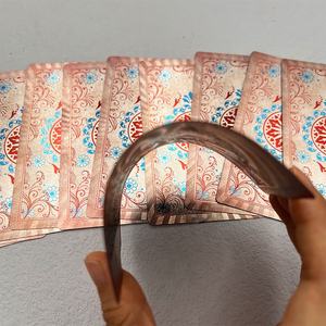 ไพ่ทาโรต์เคลือบทอง ชุดไพ่พยากรณ์หรูหรา ไพ่คำยืนยันแบบกำหนดเอง พิมพ์บนกระดาษ พร้อมกล่อง - Product Image 6