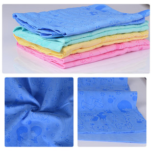 <b>Pet</b> Water Absorbing Towel Quick Drying <b>Bath</b> Towel Cats Dogs Bucket Packaged Suede Like Texture Foldable Design - Product Image 5