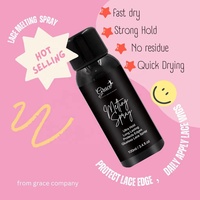 Produits capillaires très demandés : Colle pour perruques, Spray protecteur de peau, Spray de fusion de dentelle, Dissolvant de colle, Kit d'installation de perruques noires