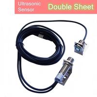 Sensor ultrasónico industrial de doble lámina RS485 para máquina de impresión Ryobi M12, número de pieza, instalación con soporte