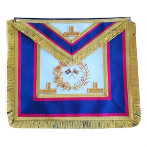 Delantal de Cuero Bordado a Mano para Portador de Estándar, con Pedrería y Fijación Magnética, Kit de Delantal de Grado Superior, Precio con Descuento - Product Image 1