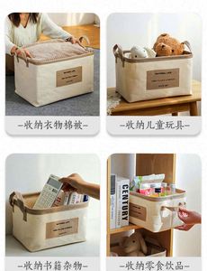 Bathliving Room Storage Large Capacity <b>Foldable</b> Fabric Bedroom Home Durable Modern Design Furniture Basket - Product Image 4