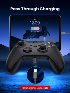 คอนโทรลเลอร์เกมไร้สาย จอยสติ๊กแบบสั่นคู่ เกมแพดสำหรับคอมพิวเตอร์ โทรศัพท์มือถือ พีซี 7/8/10/11 สวิตช์ KS-JP1 ไร้สาย - Product Image 6