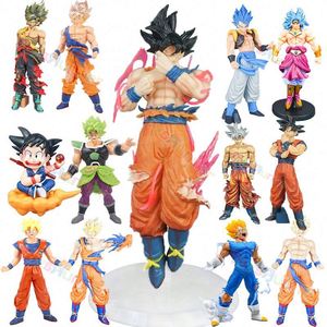 Nuevas Figuras de Anime Super Saiyan de PVC de la Serie Dragon Ball Modelo Goku Variedad Opcional Caja Ciega Adornos para Coche Dragon Ball Z - Product Image 6