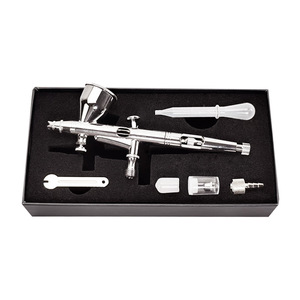 Aerógrafo YC-S228-0.35mm de Alimentación por Gravedad, Doble Acción, Velocidad Ajustable, Portátil para Trabajos Artísticos, Capacidad de 7.0cc - Product Image 1