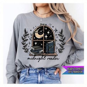 Custom Heat Press Book Stickers DTF Print t Shirt Clothing Heat Transfer Fabric Dtf Transfers Designs for Reader - Product Image 1