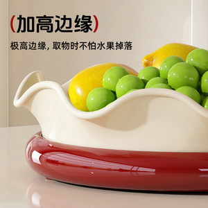 Vintage Style Flower Shape Rotating Fruit Plate Dishwasher Safe For Party Snacks Candies <b>Dried</b> Fruits Living Room Decor - Product Image 4