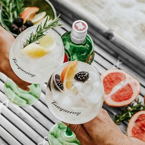 カスタマイズされたロゴ手作りバークリアクリスタルロング茎バルーンGin Glassワインゴブレットグラス - Product Image 3