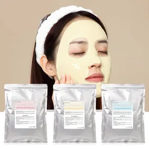 JMFREE Korean Cosmetics Private Label 1kg DIY Collagen Facial Mask Cooling Hydrating Brightening Peel Off Modeling Mask