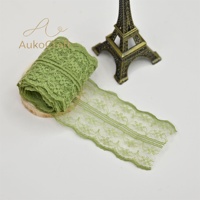 Dentelle sans rebond, faite à la main, pour vêtements, rideaux, canapés, accessoires de couture, 4,5 cm