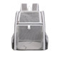 Sac à dos de transport pour animaux de compagnie en maille entièrement ventilée, sac de voyage léger et spacieux pour chat et chien avec poches latérales, respirant et portable pour l'extérieur