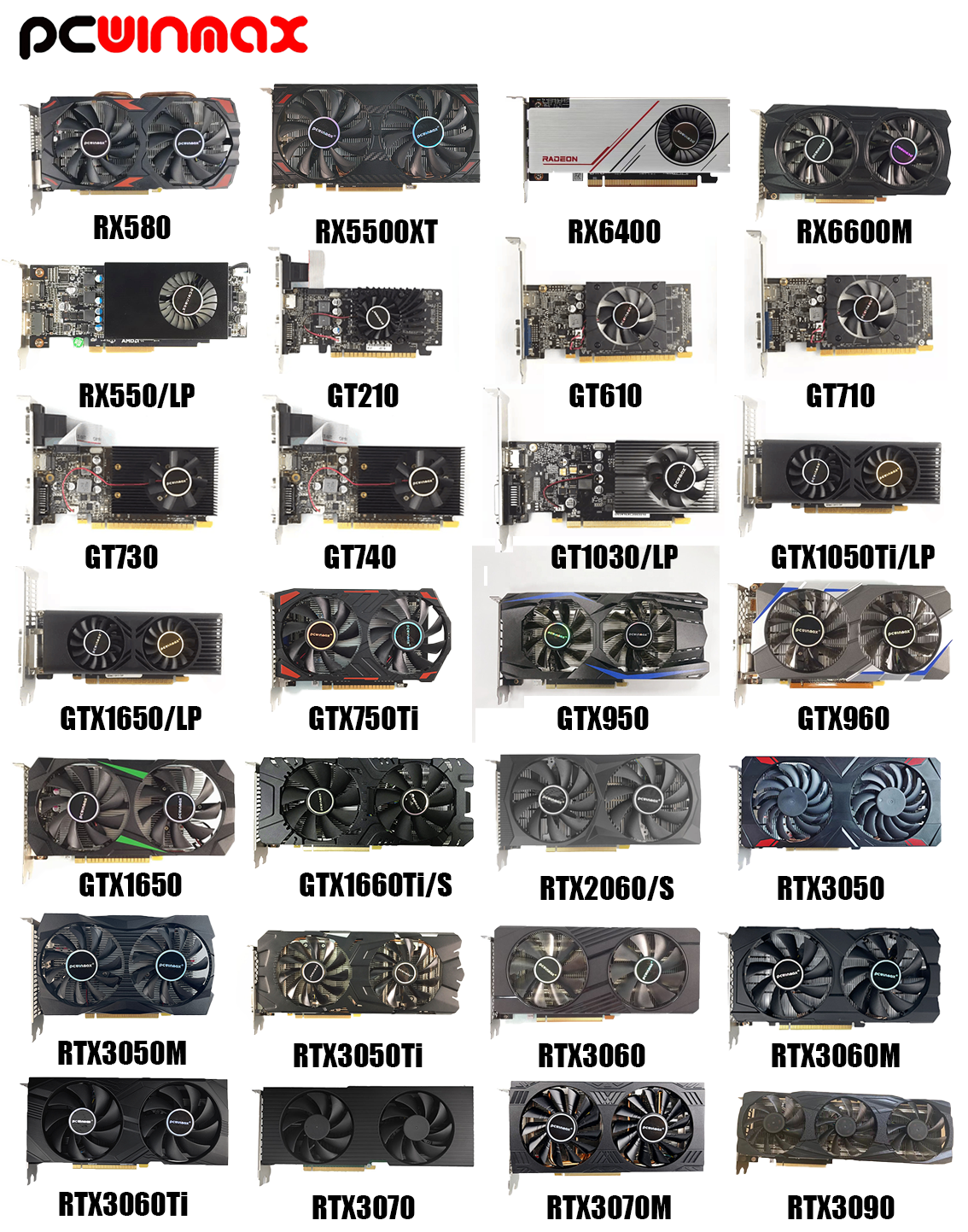 GPU RX580 RTX 3050 3060 3070 3080 3090 Ti GTX 1650 1660 Super Brand New Graphics Cards Bulk OEM Support · image 6