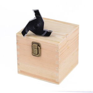 Three Blade T Shape Cutting Tool Round Shank Grooving Cutter For Woodworking Machine High Rigidity Milling Cutter - Product Image 2