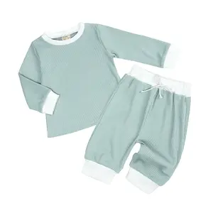 Customized 100% Cotton Newborn Baby Kid Clothes Girl Clothing Set