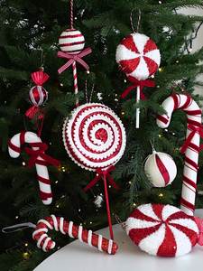 Xmas Party Decor Candy Gemischte Größen Große Lutscher Weihnachts dekorationen Candy Weihnachts schmuck für Weihnachts baum Home Decor - Product Image 6
