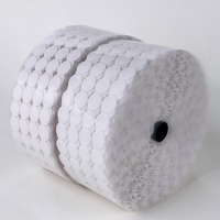 Vente en gros de points adhésifs personnalisés, adhésif double face, combinaison de crochets et boucles résistants