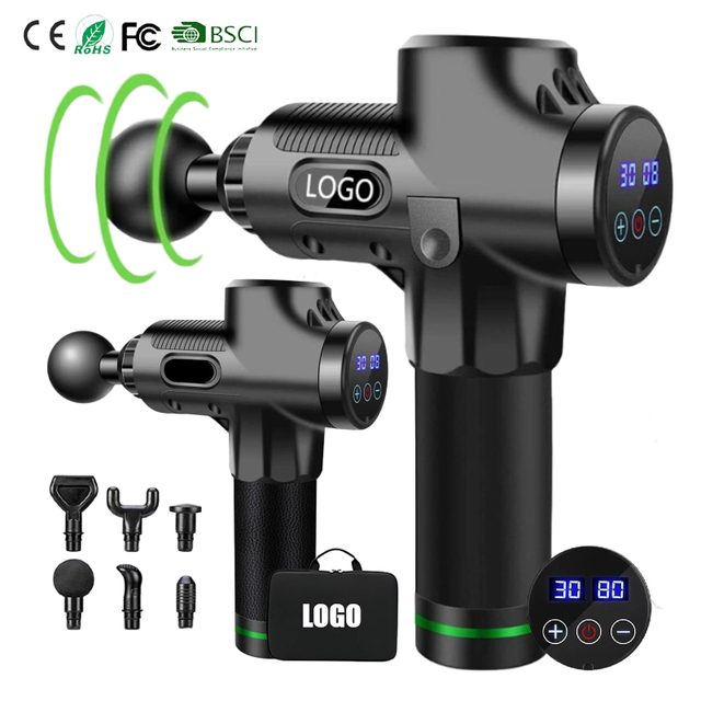 CA Experienced Manufacturer Best-Selling Massage Gun Products Full Custom Design Cordless Electric Fascia Massage Gun