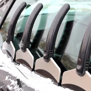 Yibo <b>Ice</b> <b>Scraper</b> Stainless Steel Car Snow Shovel Winter Glass Cleaner De Icer Tool - Product Image 1