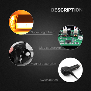 Nueva Barra <span class=keywords><strong>de</strong></span> <span class=keywords><strong>Luces</strong></span> LED Mini Estroboscópica <span class=keywords><strong>de</strong></span> Aleación <span class=keywords><strong>de</strong></span> Aluminio <span class=keywords><strong>con</strong></span> Disipación <span class=keywords><strong>de</strong></span> Calor, IP65 Impermeable, Luz <span class=keywords><strong>de</strong></span> Advertencia <span class=keywords><strong>de</strong></span> Emergencia, 12V 1080LM - Product Image 6