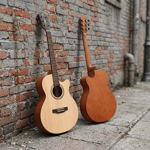 Cina 40 pollici <span class=keywords><strong>chitarra</strong></span> <span class=keywords><strong>acustica</strong></span> corpo di abete rosso a buon mercato strumenti musicali per la vendita <span class=keywords><strong>chitarra</strong></span> Folk <span class=keywords><strong>chitarra</strong></span> da viaggio per i principianti - Product Image 3