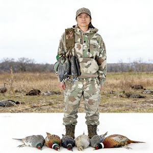 Correa de transporte de camuflaje para aves acuáticas y jabalíes, con 8 anillas, para patos, antideslizante, con respaldo cómodo, equipo de caza al aire libre, correa de transporte duradera - Product Image 2