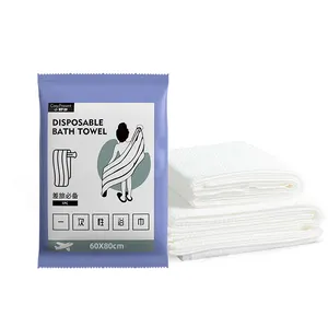 folding oem odm hotel high quality large size disposable bath towel for travel