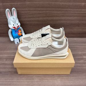 Top Designer Men's Daily Casual Retro Sneakers White Gray Outdoor Sports Lightweight Breathable <b>Waterproof</b> <b>Shoes</b> Net - Product Image 1