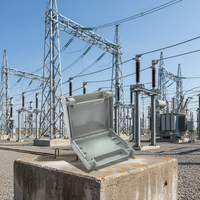 Boîtier de jonction étanche IP68 ING Modèle 26H-2 avec connecteur de câble à verrouillage rabattable, boîte électrique en PP pour extérieur