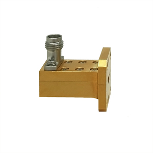 Chất lượng cao tùy chỉnh Ka O V ban nhạc RF Angled <span class=keywords><strong>90</strong></span> độ ống dẫn sóng để đồng trục Adapter - Product Image 2