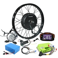 Contrôleur intelligent pour moto électrique Fardriver Sine Wave 72260, 3000W, kits de moteur de moyeu pour VTT avec batterie