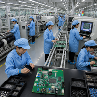 Service d'assemblage de circuits imprimés multicouches HDI de haute qualité et durables en matériau Rogers avec finition de surface ENIG, blindage RF/EMI, ODM OEM