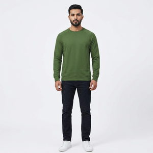 Sudadera Extra Grande para Hombre, Elegante, Cuello Redondo, Alta Calidad, Hecha a Medida, Nueva Colección, Sudaderas Básicas al por Mayor - Product Image 1