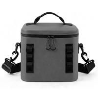 Sac isotherme premium anti-fuite avec fermeture éclair hermétique et glacière portable souple en TPU pour le camping