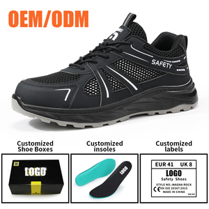 Guyisa prix d'usine <span class=keywords><strong>chaussures</strong></span> <span class=keywords><strong>de</strong></span> <span class=keywords><strong>sécurité</strong></span> à bout en acier pour hommes anti-écrasement et anti-perçage pour bottes <span class=keywords><strong>de</strong></span> travail légères et à la mode - Product Image 3