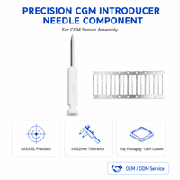Aiguille d'introduction pour moniteur de glycémie continu de précision Ieeton Medical, canal en U, longueur 10 mm, pour dispositifs de gestion du diabète, OEM