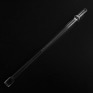 Pajita de vidrio para hookah Tianjing de 13x300mm con manguera negra para accesorios de fumar - Product Image 5