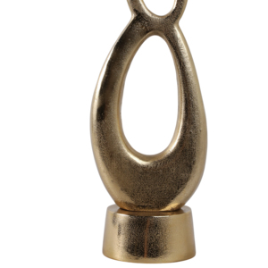 Scultura Astratta Moderna in Alluminio, Oggetto Decorativo, Statuetta per Soggiorno, Ufficio, Esposizione su Scaffale - Product Image 5
