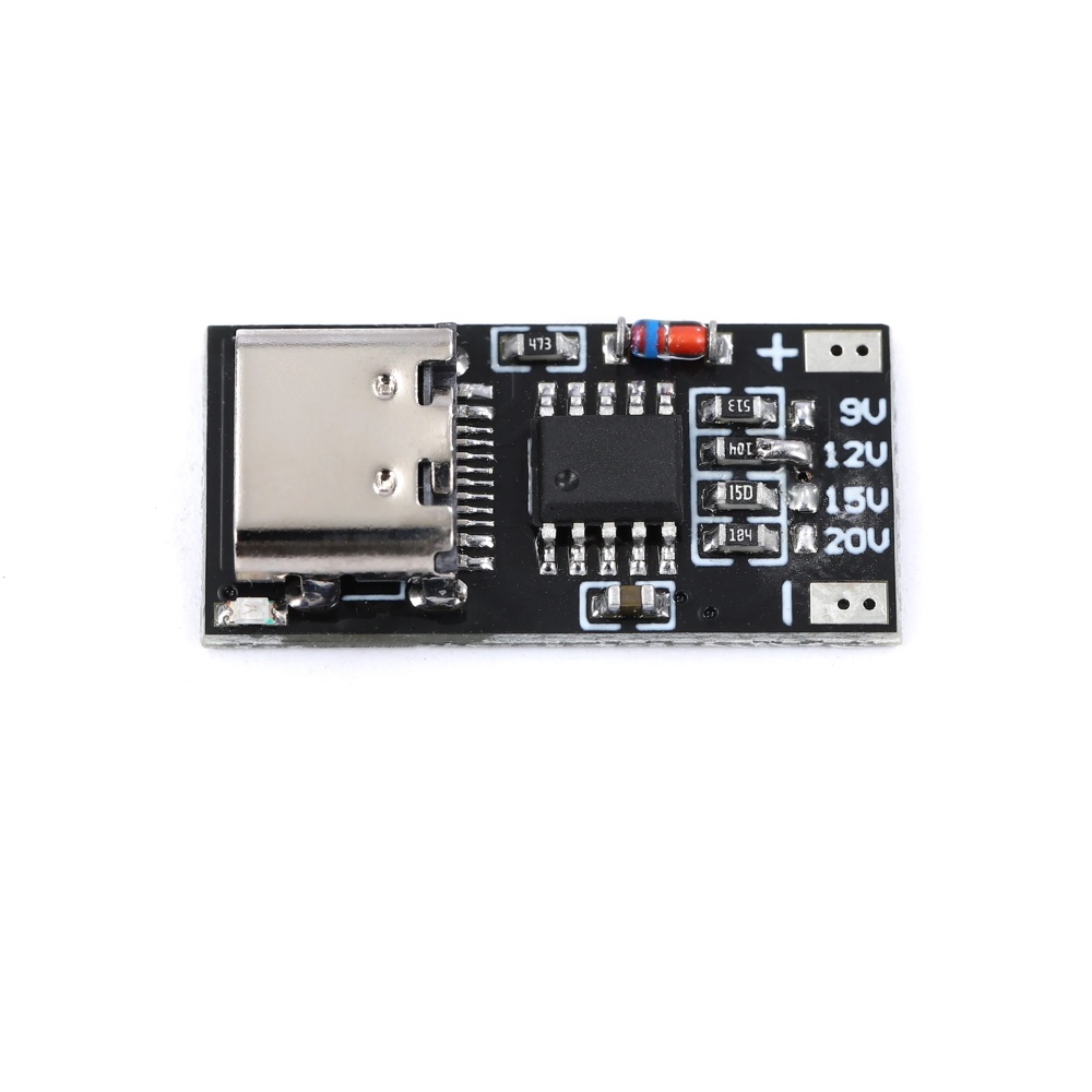 8PCS USB-C PD3.0 Trigger Module Kit - Adjustable Voltage Fast Charge Decoy Board (9V/12V/15V/20V 5A) With Housing For DIY Power Projects - View #9