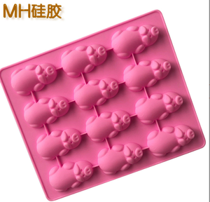 Molde de Silicona Rosa con Forma de Cerdo para Pastel, 12 Cavidades, Fácil Desmolde, Libre de BPA - Product Image 4