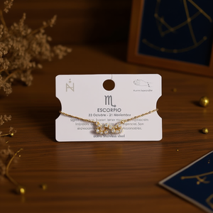 Bracciale in Acciaio Inossidabile con Diamanti Segno Scorpione 12mm Gioielli Zodiacali - Product Image 3