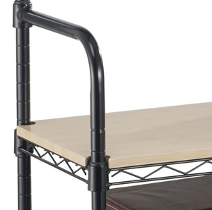 3 tầng với quần áo Rack hiển thị quần áo đứng & kệ giày với treo Rod hat Hooks - Product Image 2